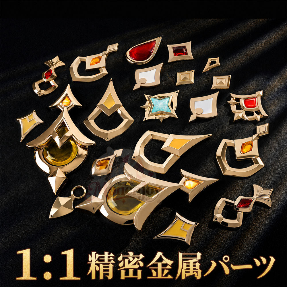 Monenjoy　原神 サンドローネ　コスプレ衣装　金属製パーツUP　背中ゼンマイ回転可能　イベント舞台対応 MONENJOY