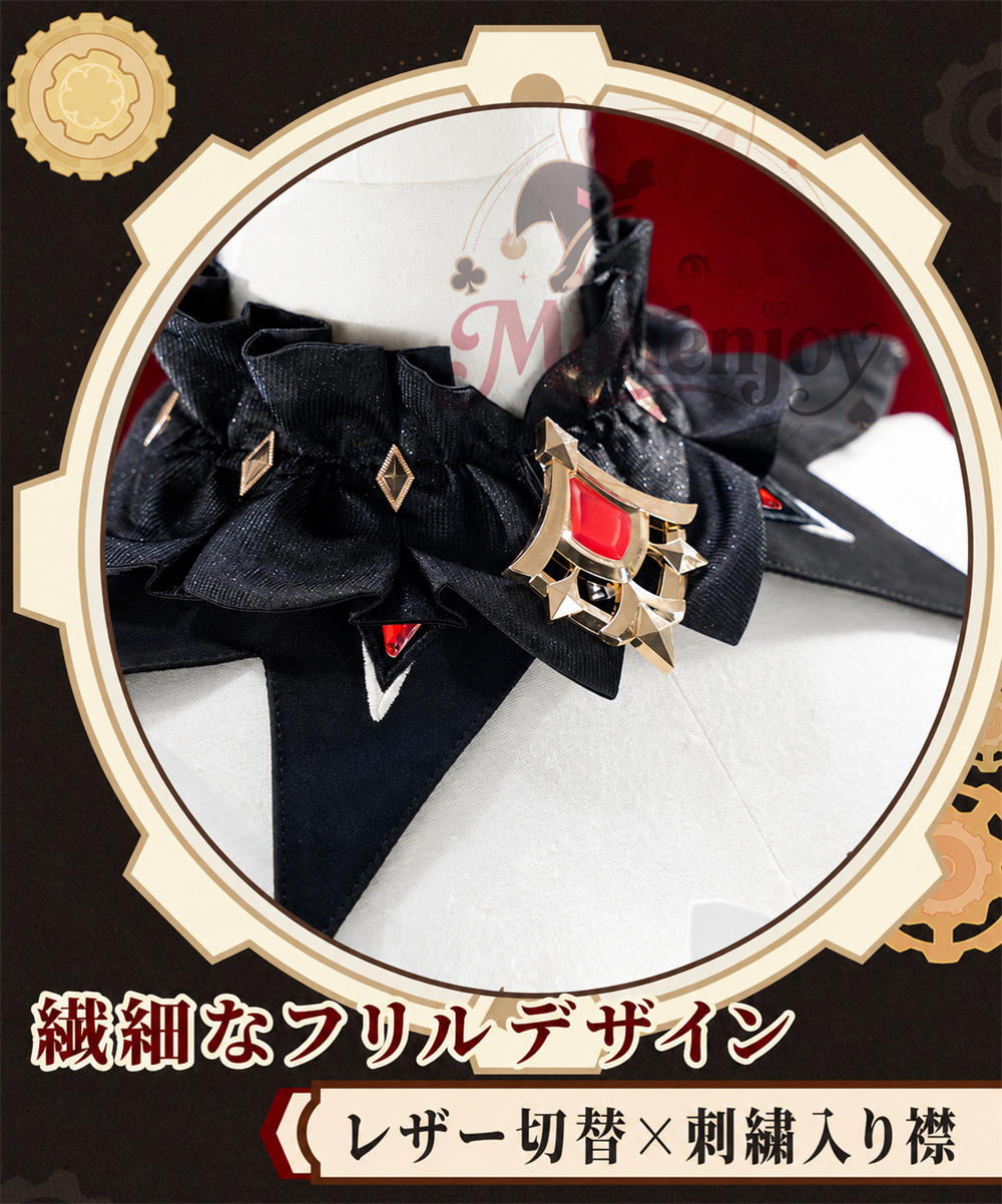 Monenjoy　原神 サンドローネ　コスプレ衣装　金属製パーツUP　背中ゼンマイ回転可能　Sandrone イベント舞台対応 MONENJOY