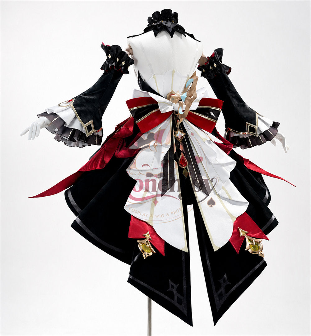 Monenjoy 原神 サンドローネ 傀儡 コスプレ衣装 金属製パーツUP  背部ゼンマイ可動 礼服風コスチューム イベント・ハロウィン対応 高級版 MONENJOY