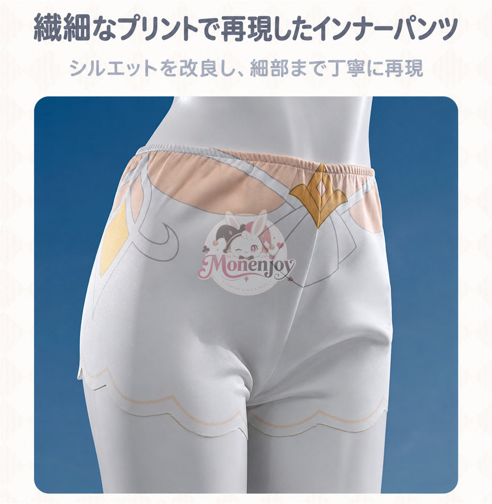 Monenjoy 原神 サンドローネ コスプレ衣装　傀儡　Sandrone　茶会洋服風｜クロックワーク付　金属パーツ改良版・精密刺繍 Monenjoy