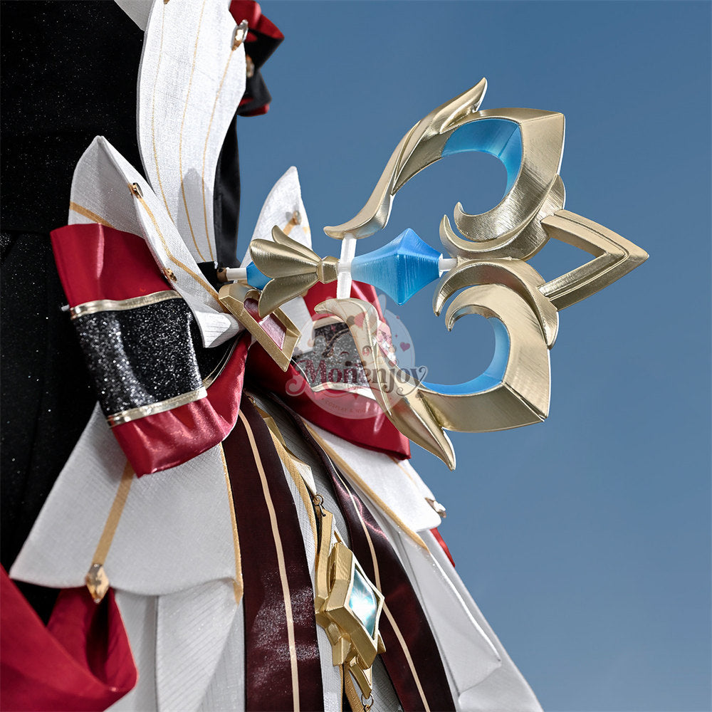 Monenjoy 原神 サンドローネ コスプレ衣装　傀儡　Sandrone　茶会洋服風｜クロックワーク付　金属パーツ改良版・精密刺繍 Monenjoy