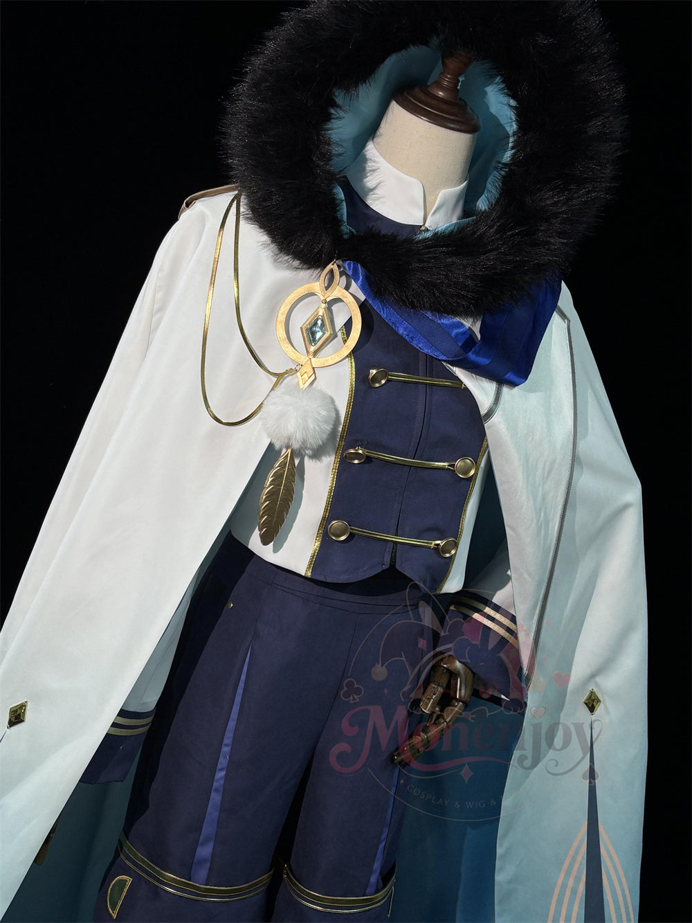 Monenjoy 原神　散兵(スカラマシュ)　 コスプレ衣装　愚人衆（ファデュイ）執行官　3dPLA材質Ver　コスチューム Monenjoy