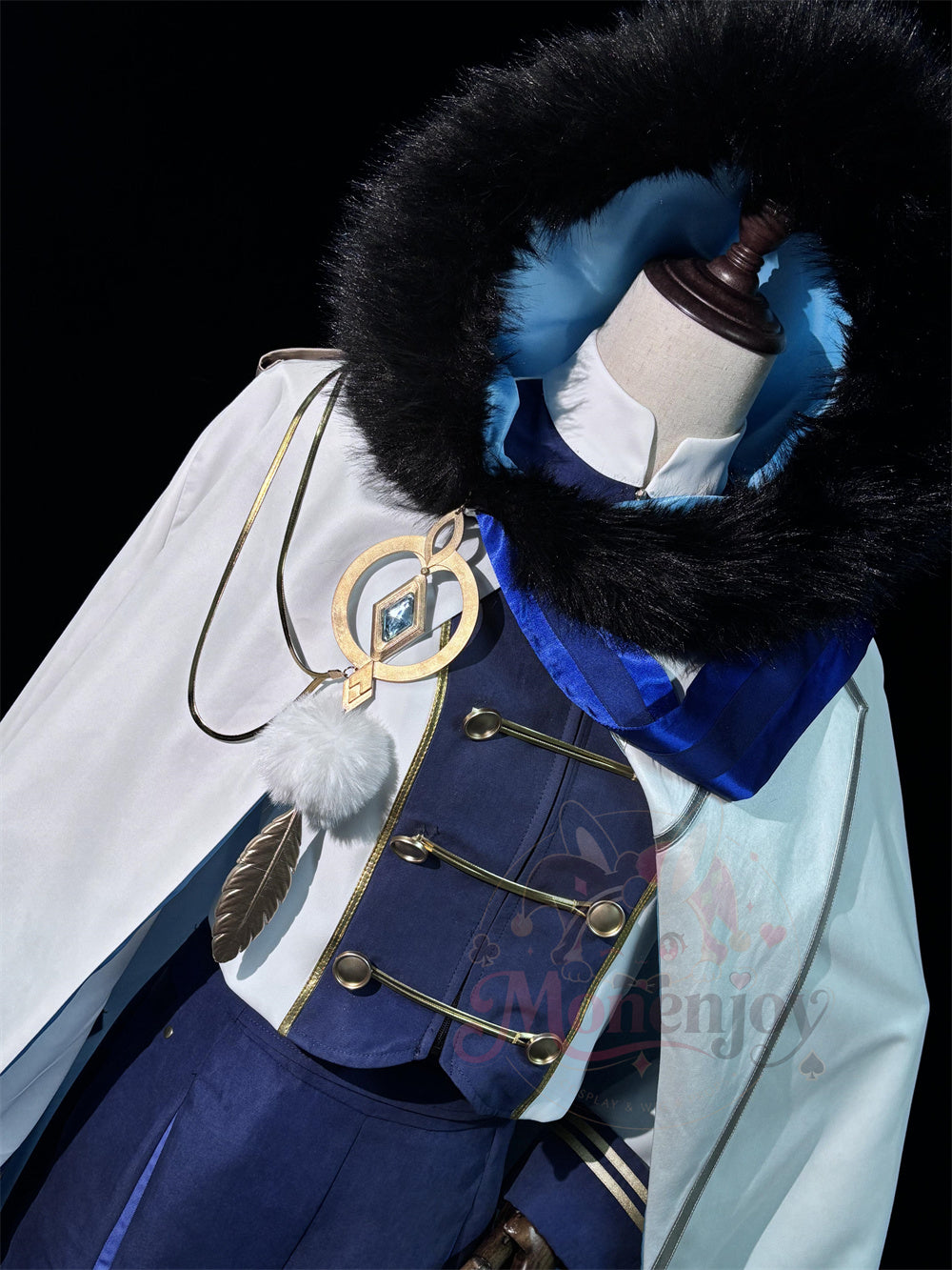 Monenjoy 原神　散兵(スカラマシュ)　 コスプレ衣装　愚人衆（ファデュイ）執行官　3dPLA材質Ver　コスチューム Monenjoy