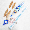 Monenjoy 原神 星鋒の剣 112cm コスプレ道具｜PLA製 片手剣 モチーフ武器 MONENJOY
