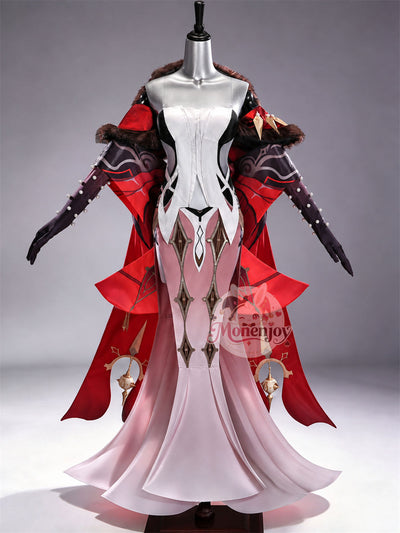 Monenjoy 原神　淑女(シニョーラ　コスプレ衣装　愚人衆（ファデュイ）執行官　3dPLA材質Ver　コスチューム Monenjoy