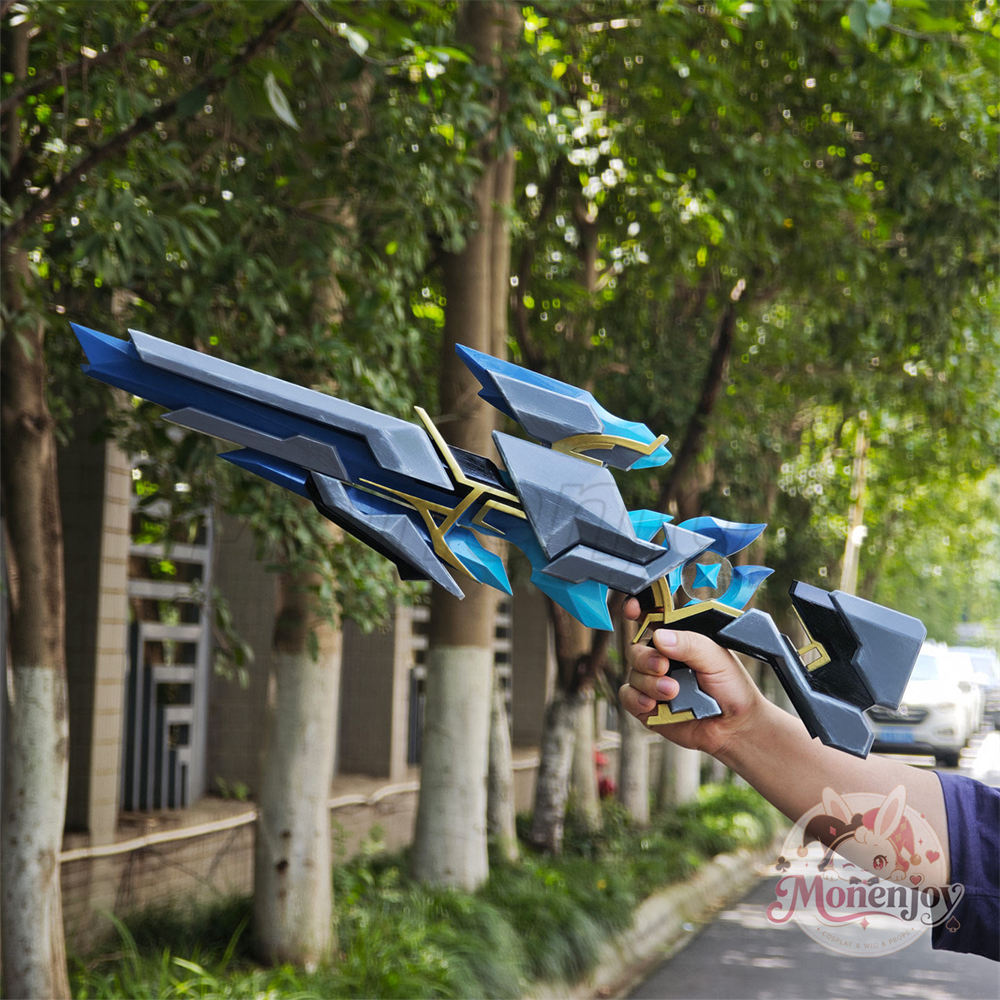 Monenjoy 原神 スネージナヤ 　コスプレ道具　72cm　銃モデル　武器モデル　PU＋アクリル材質　イベント舞台対応 MONENJOY