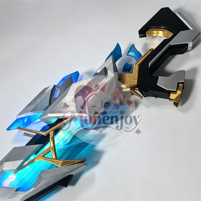 Monenjoy 原神 スネージナヤ シャタナヤの蒼銀 70cm｜発光対応 FDM製 銃型コスプレ道具