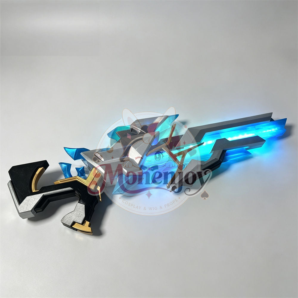 Monenjoy 原神 スネージナヤ シャタナヤの蒼銀 70cm｜発光対応 FDM製 銃型コスプレ道具