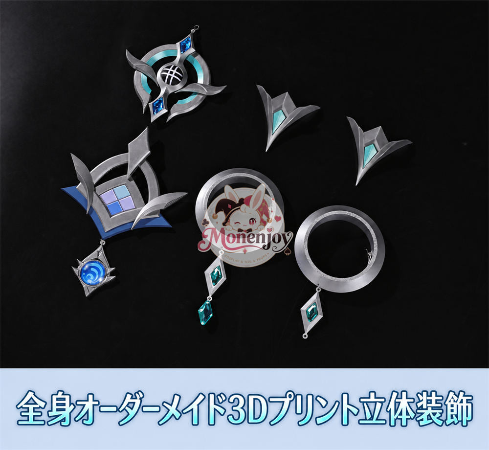 Monenjoy　原神 ヴォジャニーツァ / Vodyanitsa 3dPLA材質パーツVer　コスチューム　ドレス風　舞台服 Monenjoy