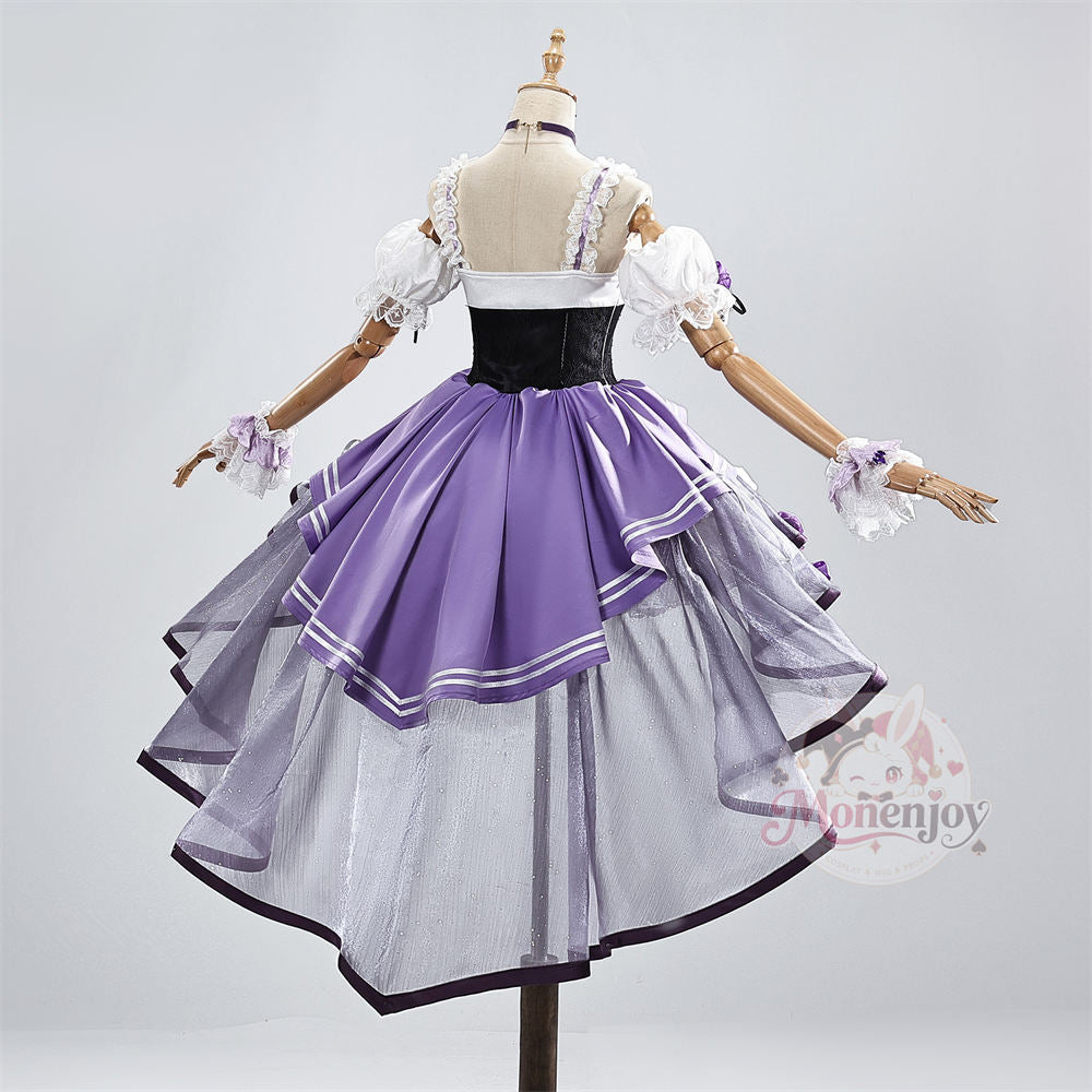 Monenjoy 魔法少女まどか☆マギカ　暁美ほむら コスプレ衣装｜Magia Day 2026 ドレス・サテン・3Dプリント装飾 まどマギ　ドレス