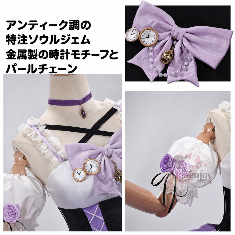 Monenjoy 魔法少女まどか☆マギカ　暁美ほむら コスプレ衣装｜Magia Day 2026 ドレス・サテン・3Dプリント装飾 まどマギ　ドレス