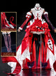 Monenjoy　崩壊スターレイル　星神アッハ コスプレ衣装　約3mトレーン・仮面ヘッドドレス　洋服風　舞台服 MONENJOY