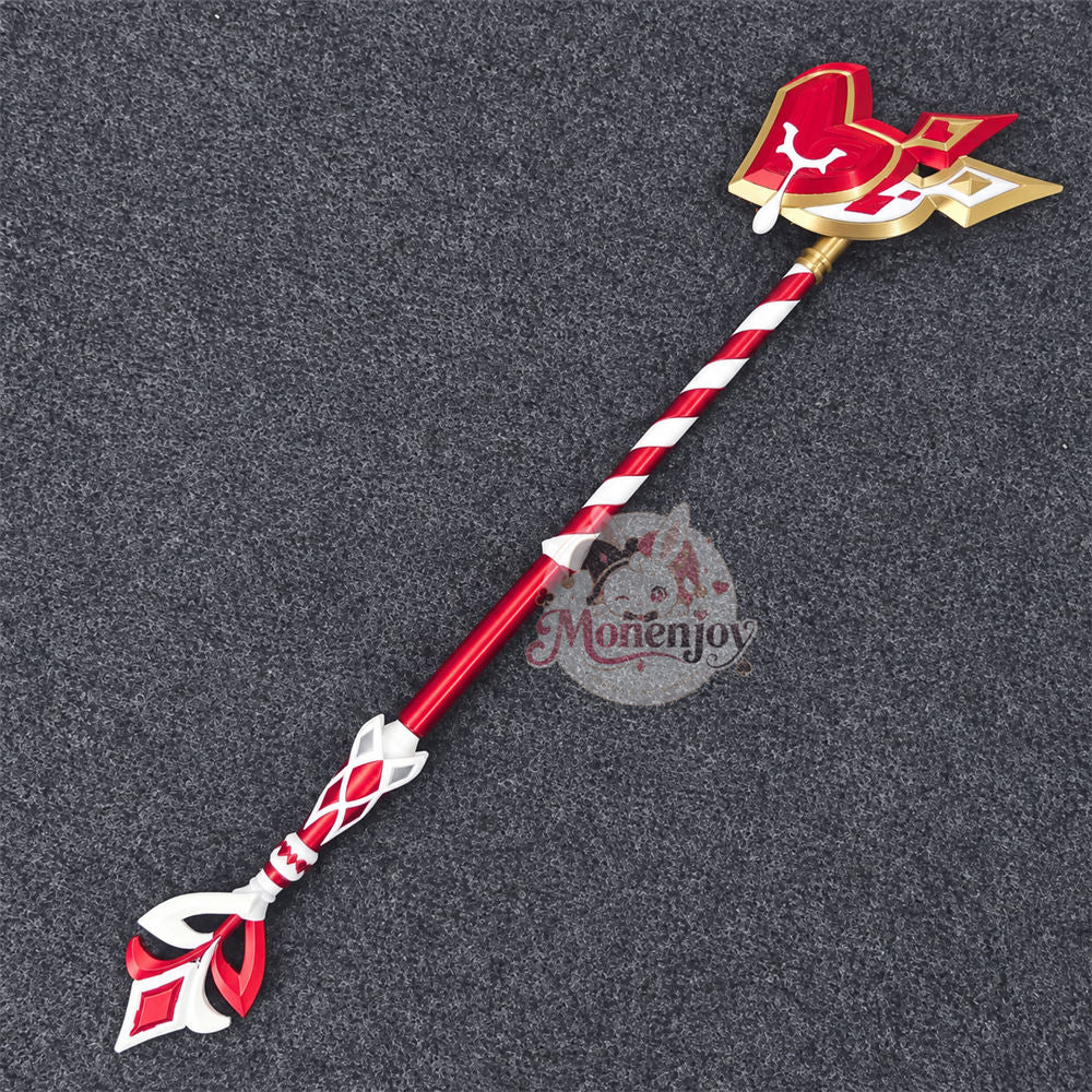 Monenjoy 崩壊スターレイル 星神アッハ コスプレ用マジックステッキ｜約50cm・PLA製