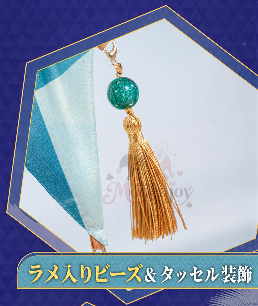 初回予約限定価格　Monenjoy 崩壊スターレイル アベンチュリン 波と戯れる夏 コスプレ衣装｜金属製アクセサリー付き MONENJOY