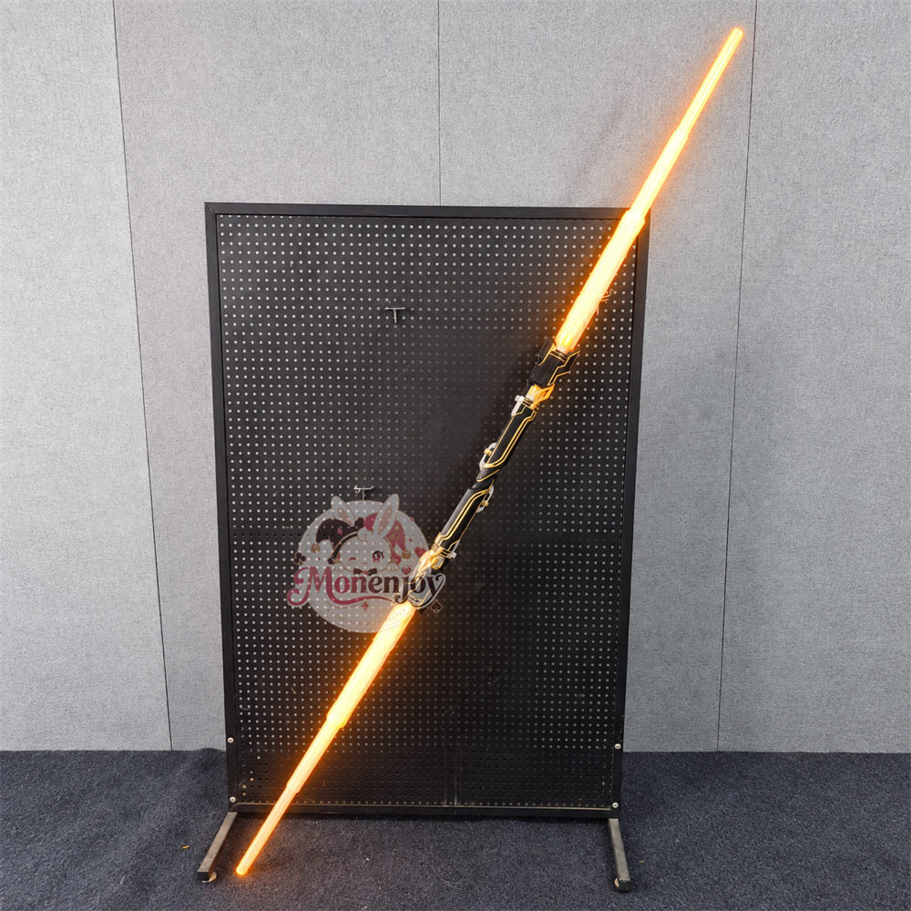 Monenjoy 崩壊スターレイル 開拓者・愉悦 コスプレ武器｜応援棒 55cm PLA製 発光・3形態変形