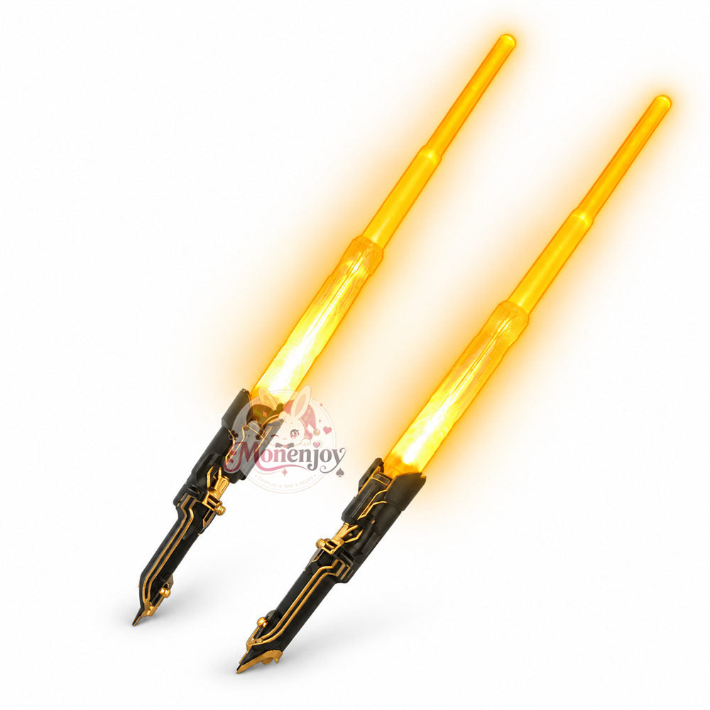 Monenjoy 崩壊スターレイル 開拓者・愉悦 コスプレ武器｜応援棒 55cm PLA製 発光・3形態変形