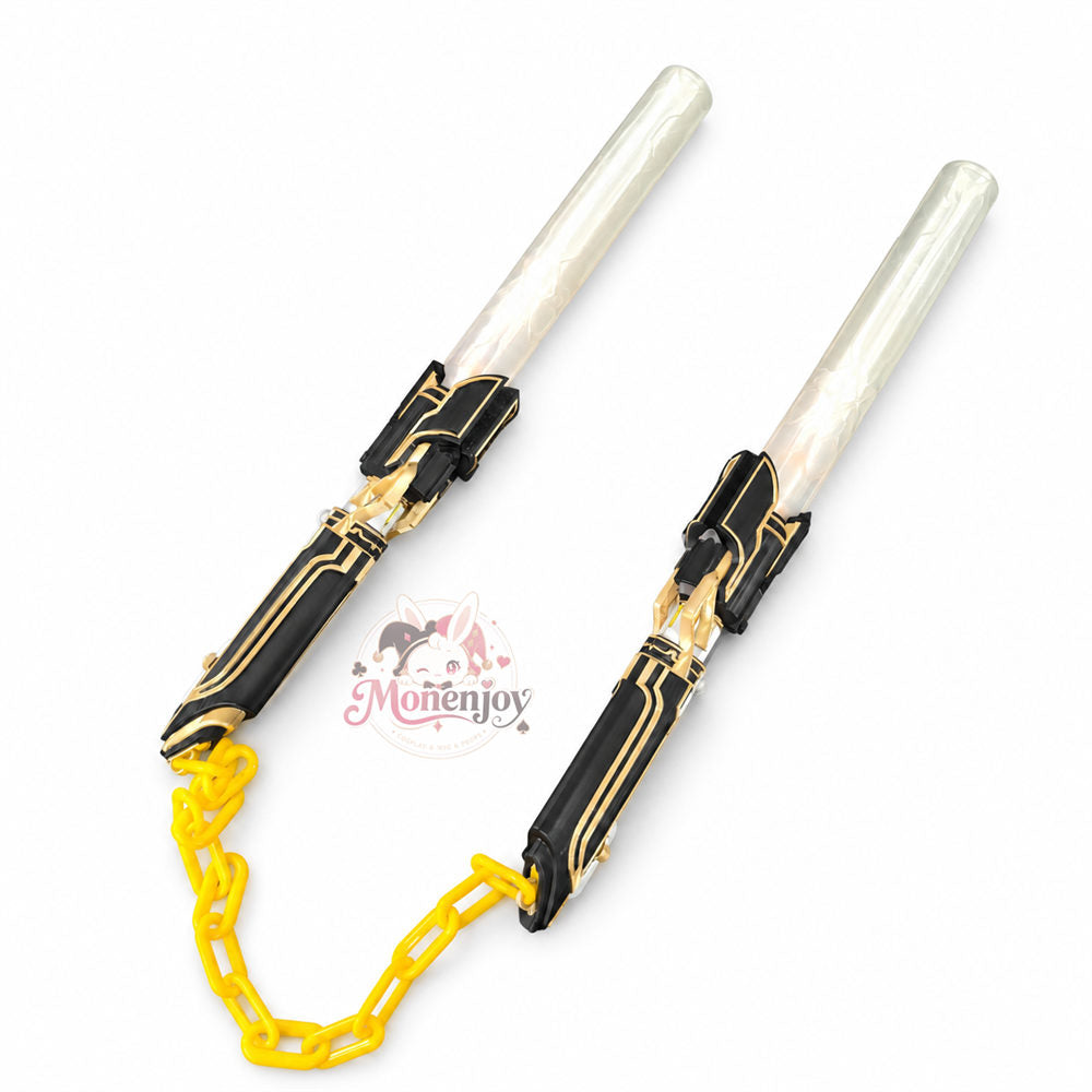 Monenjoy 崩壊スターレイル 開拓者・愉悦 コスプレ武器｜応援棒 55cm PLA製 発光・3形態変形