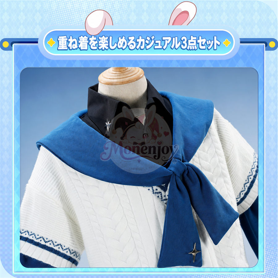 初回生産分のみの販売となり、完売次第、販売終了となります。　Monenjoy 崩壊スターレイル×大白兔 ヒアンシー＆アナイクス 日常服｜普段着風コスプレ衣装 MONENJOY