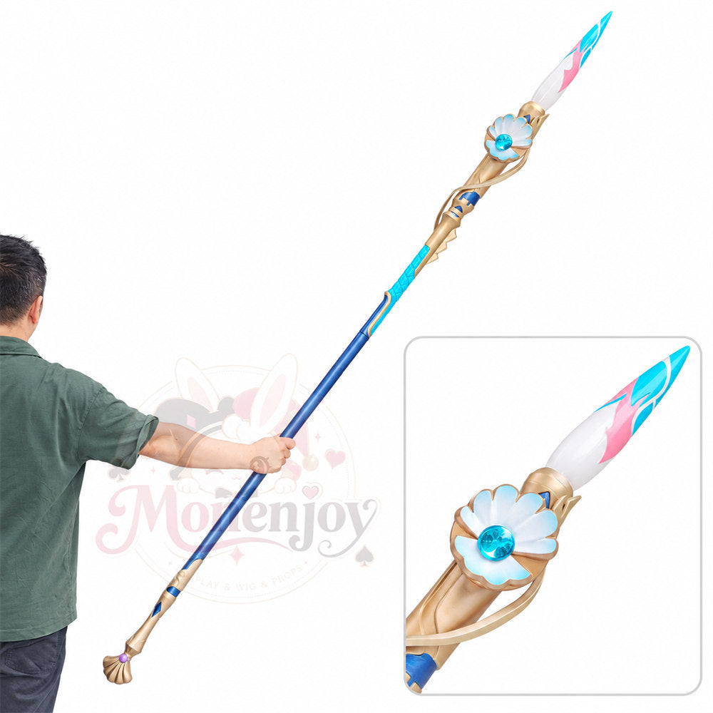 Monenjoy 崩壊スターレイル 　パール　モチーフ武器レプリカ　真珠 コスプレ武器｜毛筆 約190cm PU製 分割式 コスプレ道具 Monenjoy