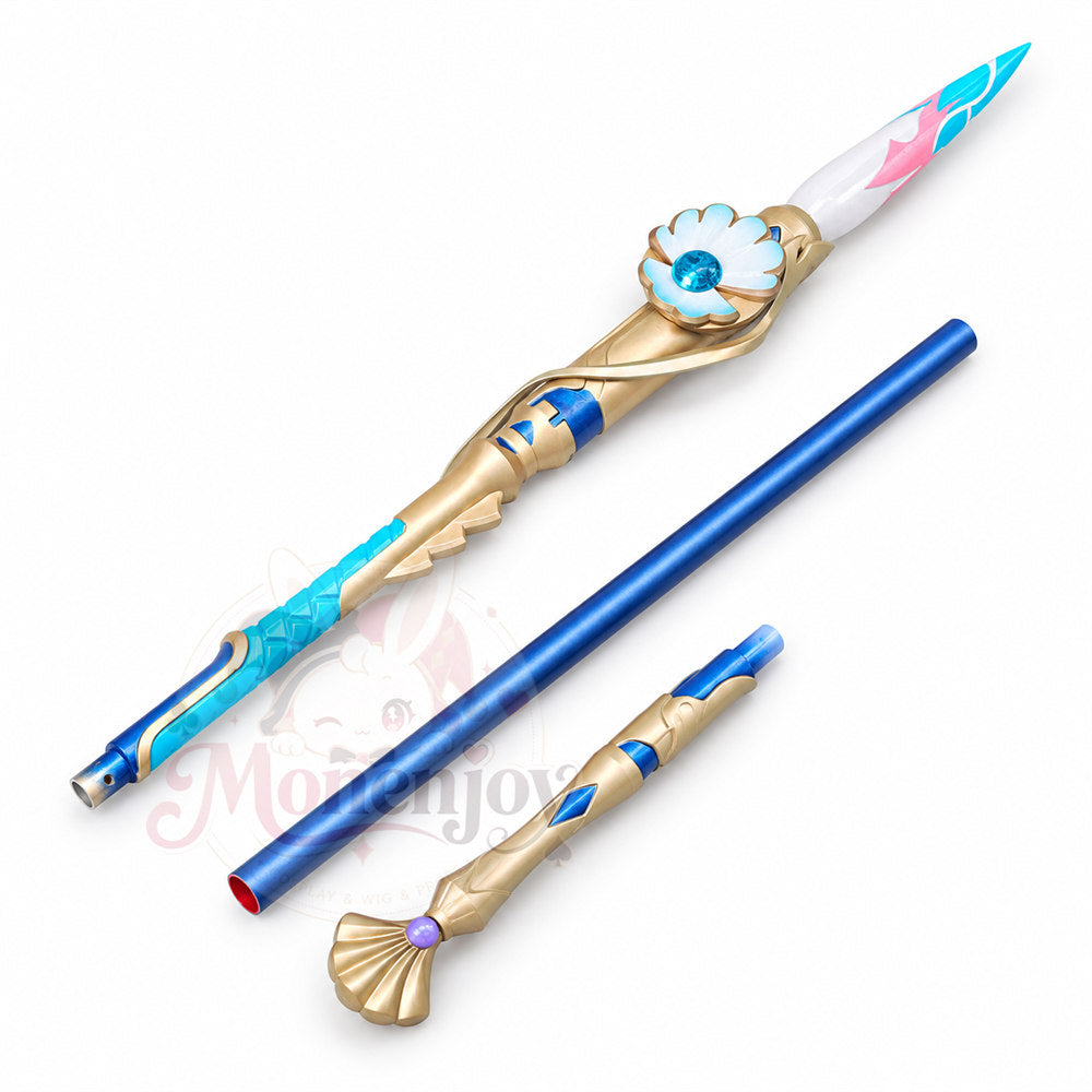 Monenjoy 崩壊スターレイル 　パール　モチーフ武器レプリカ　真珠 コスプレ武器｜毛筆 約190cm PU製 分割式 コスプレ道具 Monenjoy