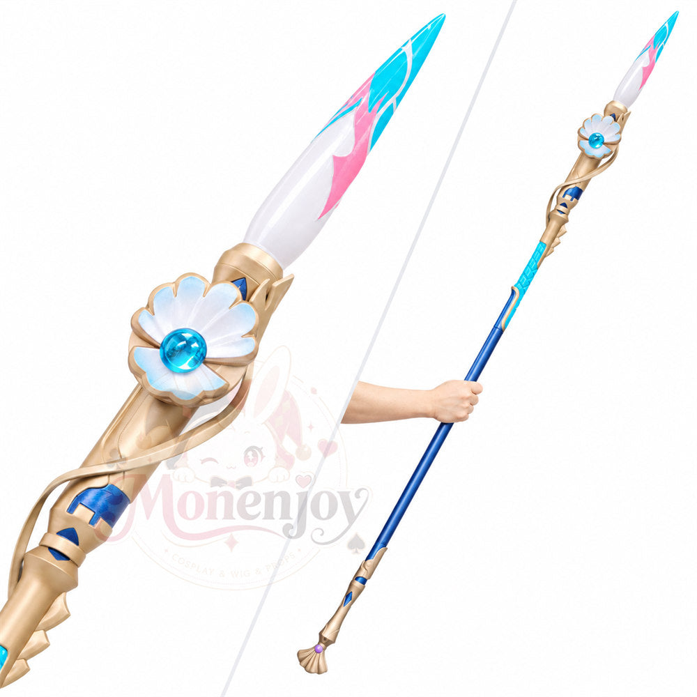 Monenjoy 崩壊スターレイル 　パール　モチーフ武器レプリカ　真珠 コスプレ武器｜毛筆 約190cm PU製 分割式 コスプレ道具 Monenjoy