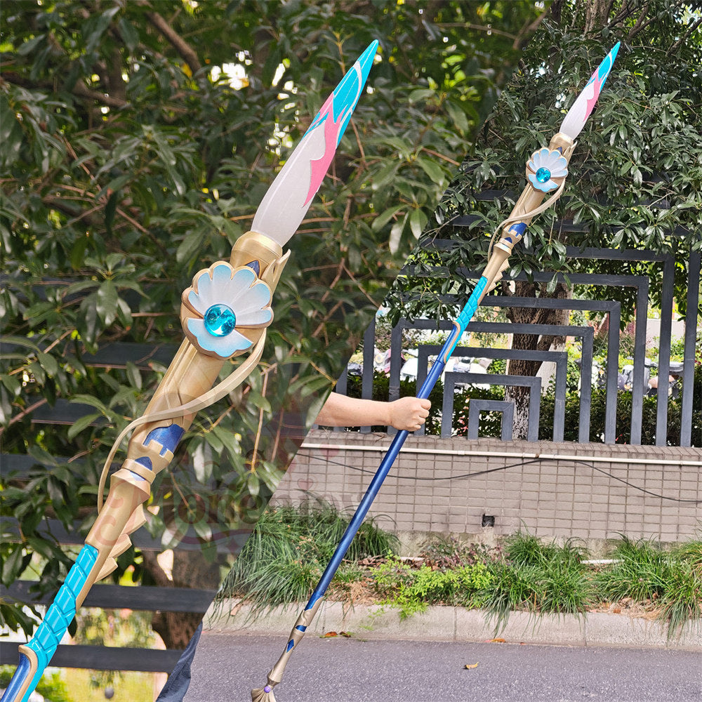 Monenjoy 崩壊スターレイル 　パール　モチーフ武器レプリカ　真珠 コスプレ武器｜毛筆 約190cm PU製 分割式 コスプレ道具 Monenjoy