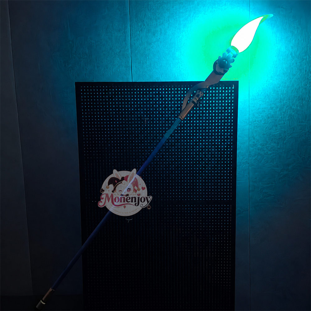 Monenjoy 崩壊スターレイル 真珠 毛筆 コスプレ道具　レプリカ｜約190cm PLA 発光・分割式 Monenjoy