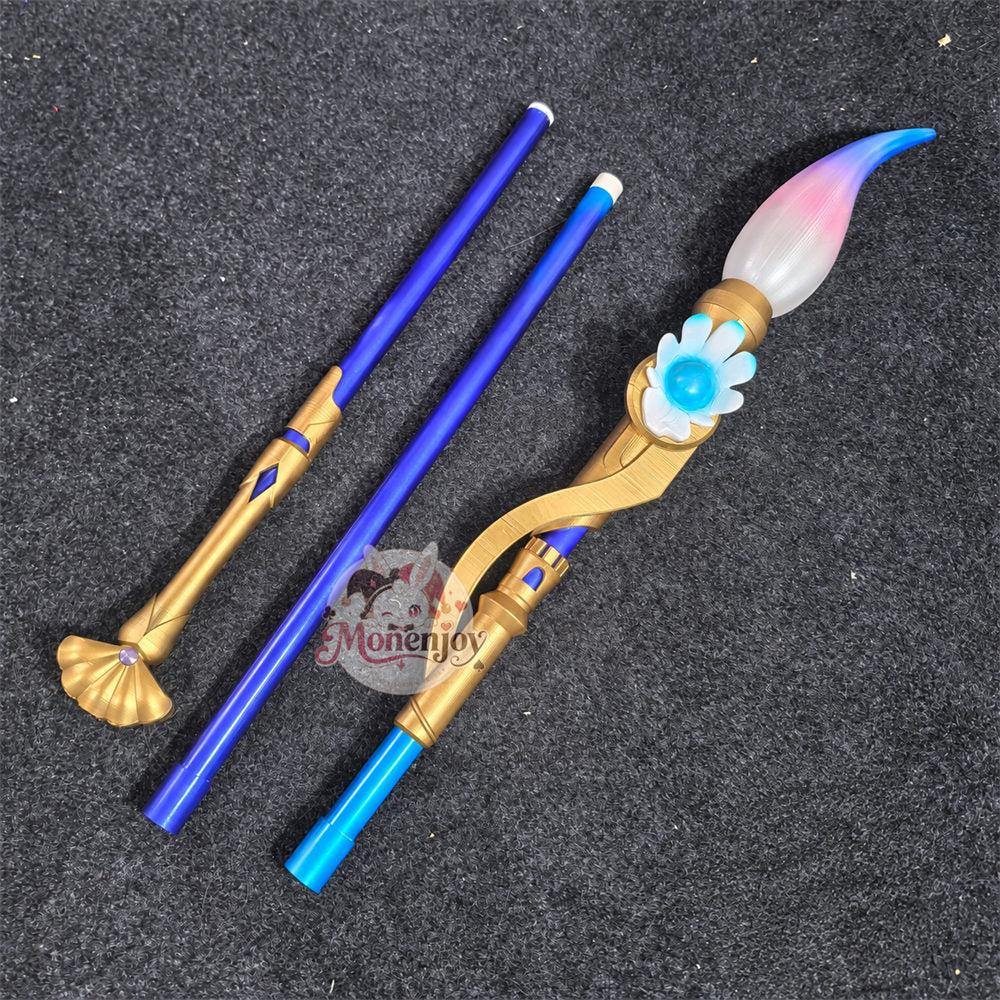 Monenjoy 崩壊スターレイル 真珠 毛筆 コスプレ道具　レプリカ｜約190cm PLA 発光・分割式 Monenjoy