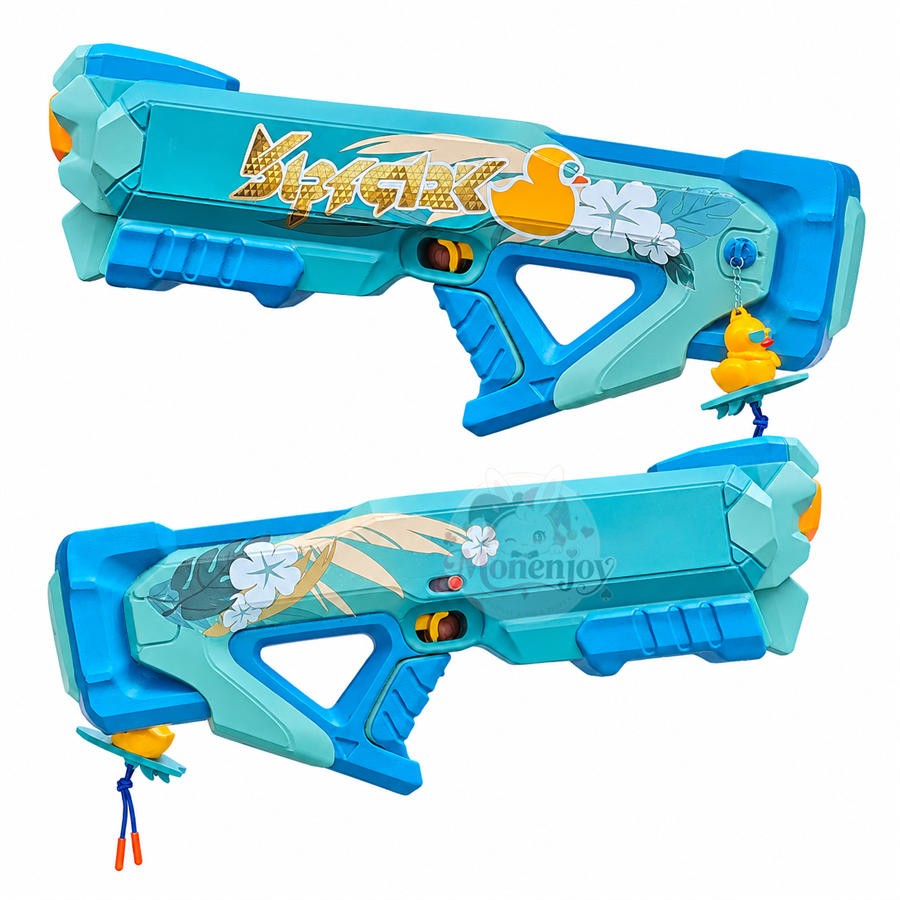Monenjoy 崩壊スターレイル アベンチュリン 波と戯れる夏 水鉄砲風コスプレ道具 53cm PU製 MONENJOY