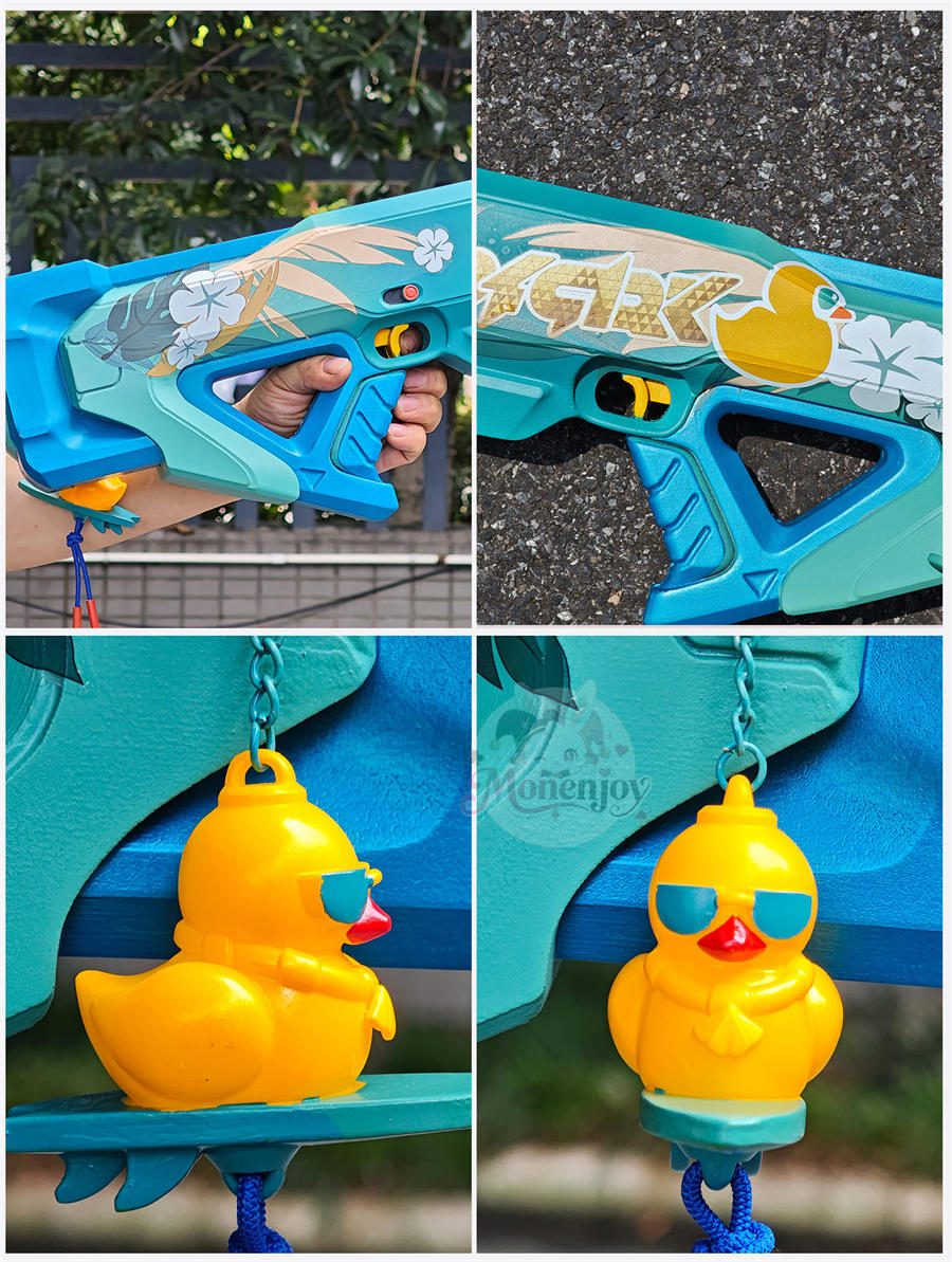 Monenjoy 崩壊スターレイル アベンチュリン 波と戯れる夏 水鉄砲風コスプレ道具 53cm PU製 MONENJOY