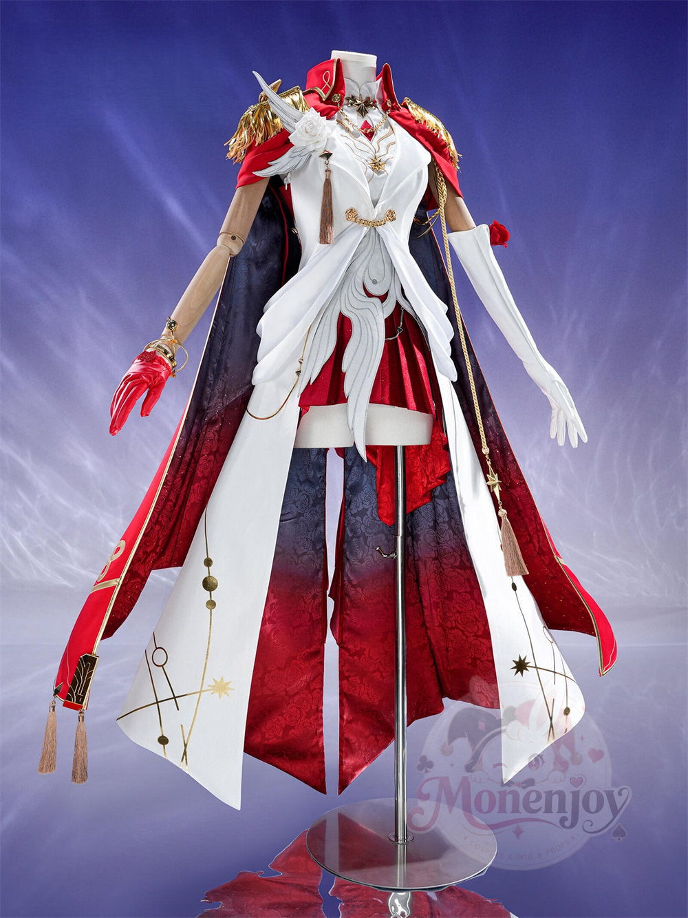 予約　Monenjoy　崩壊スターレイル　姫子　旅立ち　コスプレ衣装　ドレス　金属製パーツ＋サテン生地　イベント舞台対応 MONENJOY