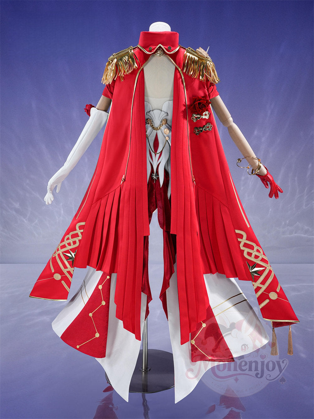 予約　Monenjoy　崩壊スターレイル　姫子　旅立ち　コスプレ衣装　ドレス　金属製パーツ＋サテン生地　イベント舞台対応 MONENJOY