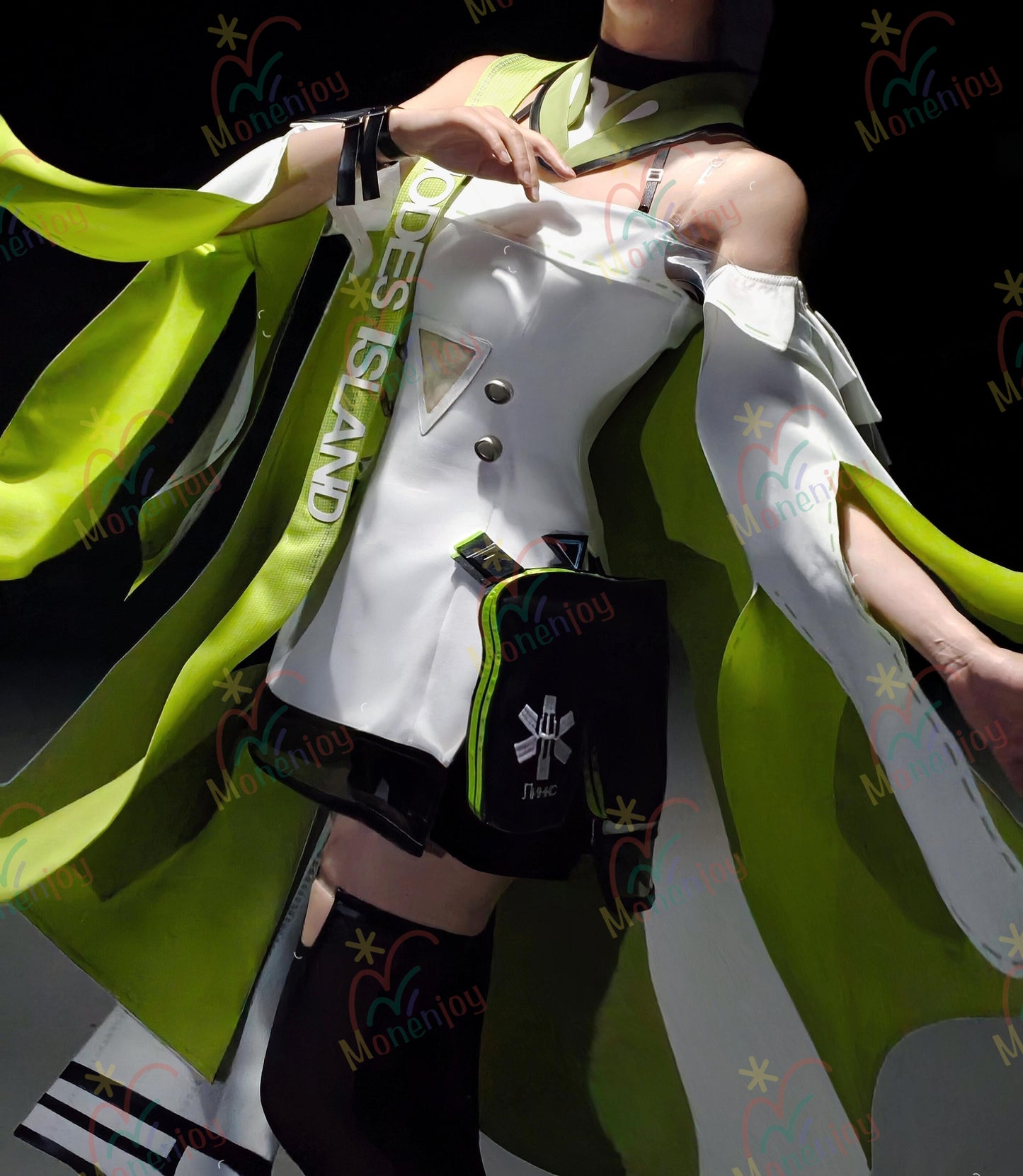 Monenjoy　アークナイツ　ケルシー　エスペランタ 　コスチューム　コスプレ衣装　Kal’tsit　3dpla材質パーツ　イベント舞台対応　ハロウィン MONENJOY