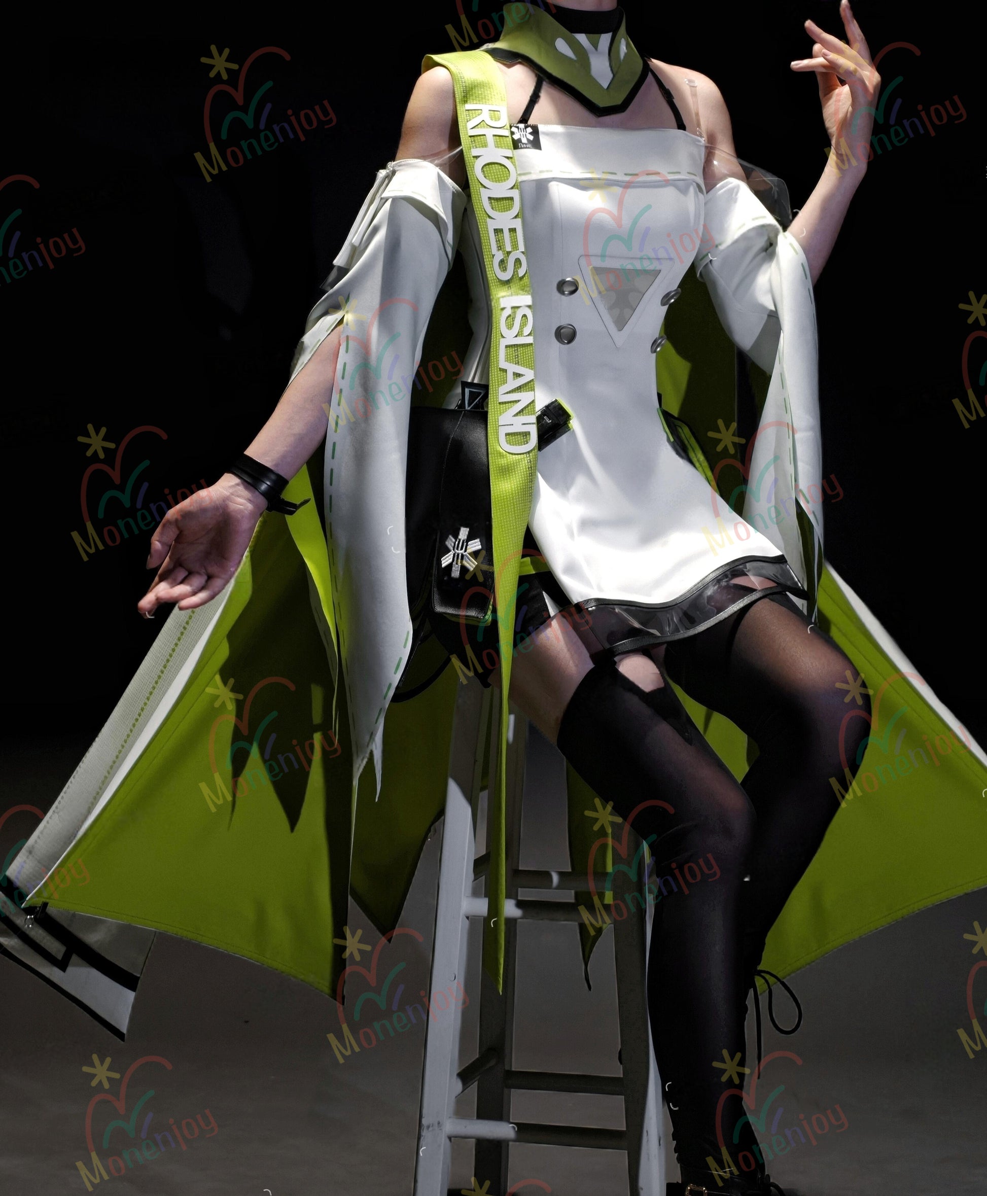 Monenjoy　アークナイツ　ケルシー　エスペランタ 　コスチューム　コスプレ衣装　Kal’tsit　3dpla材質パーツ　イベント舞台対応　ハロウィン MONENJOY