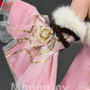 Monenjoy　鳴潮　ダーニャ　コスプレ衣装　合金製パーツUp　植毛生地ドレス　礼服風　イベント舞台対応 MONENJOY
