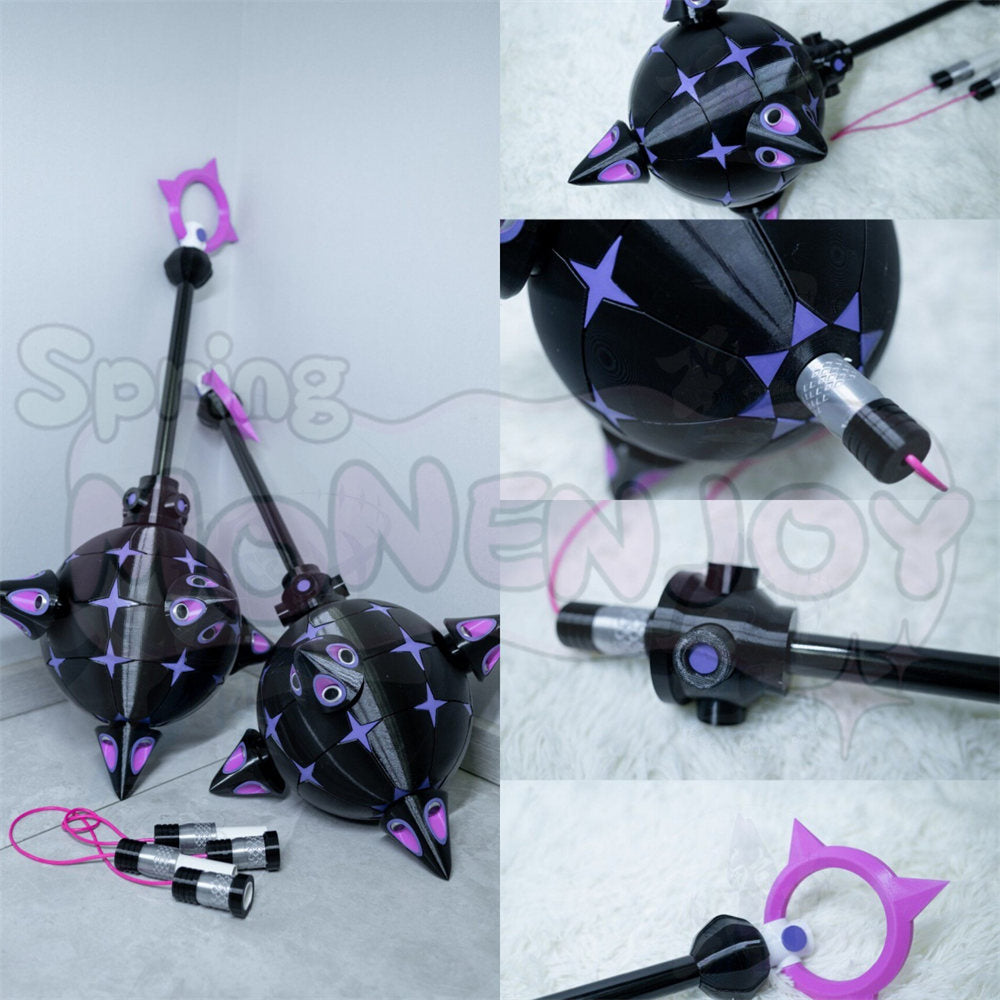 Monenjoy　ゼンゼロ　南宮羽 モーニングスター　モチーフ武器　80cm　Pla材質　コスプレ道具　武器モデル　PLA材質　 なんぐうゆう　妄想エンジェル MONENJOY