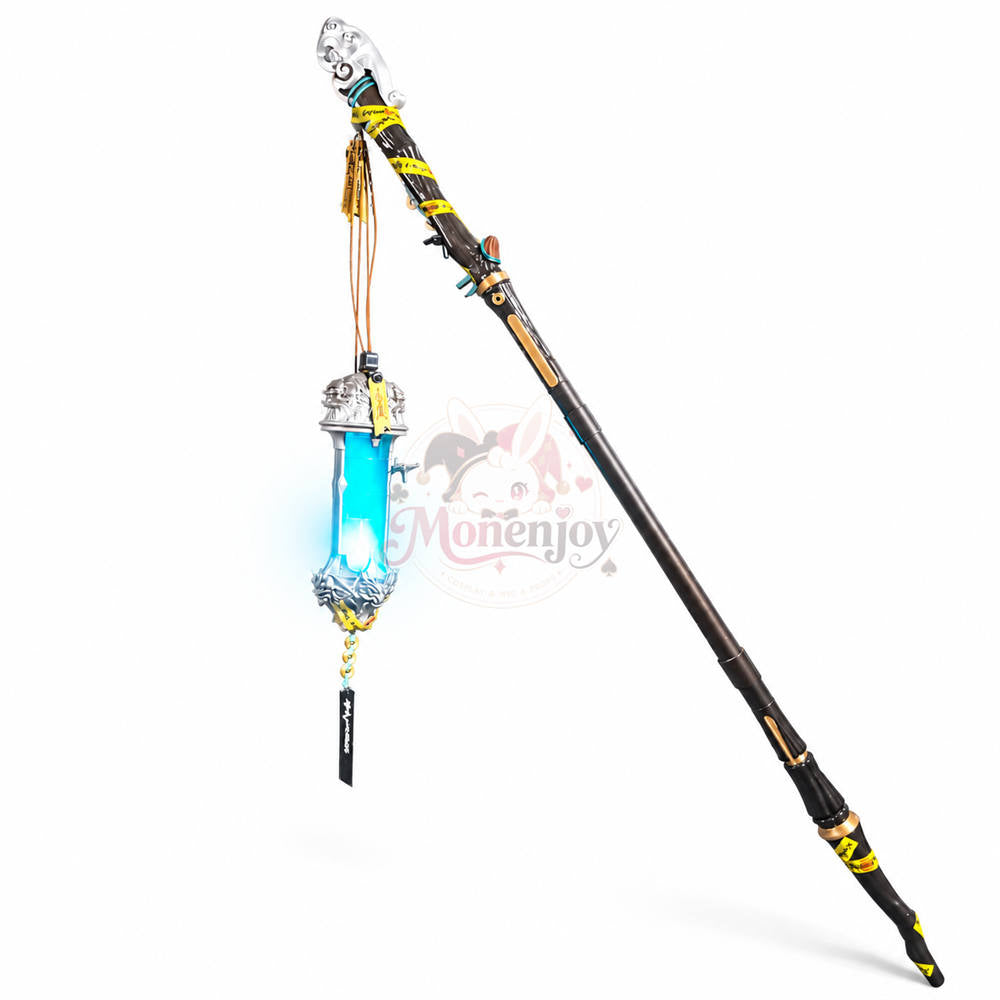 Monenjoy 鳴潮 景燃(ジンラン コスプレ　提灯 170cm　モチーフ武器モデル ロングスタッフ　発光対応　レプリカ　PLA材質　 Monenjoy