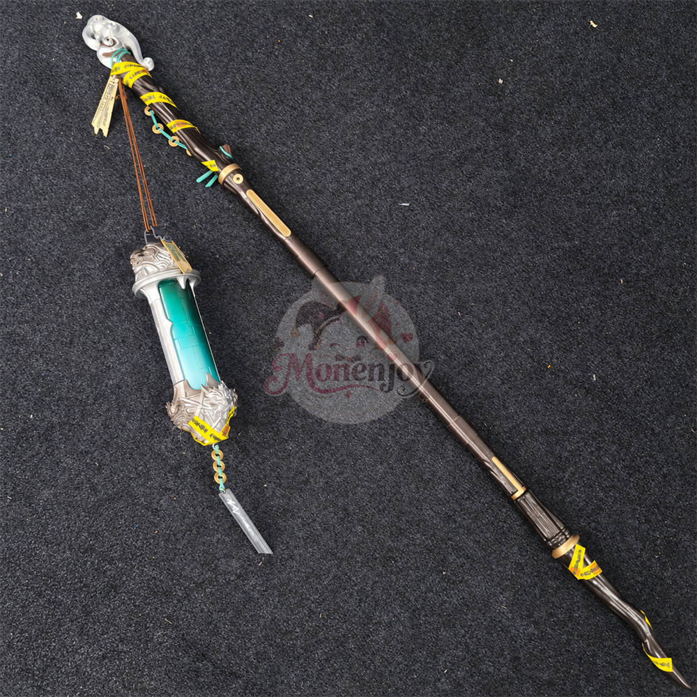 Monenjoy 鳴潮 景燃(ジンラン コスプレ　提灯 170cm　モチーフ武器モデル ロングスタッフ　発光対応　レプリカ　PLA材質　 Monenjoy
