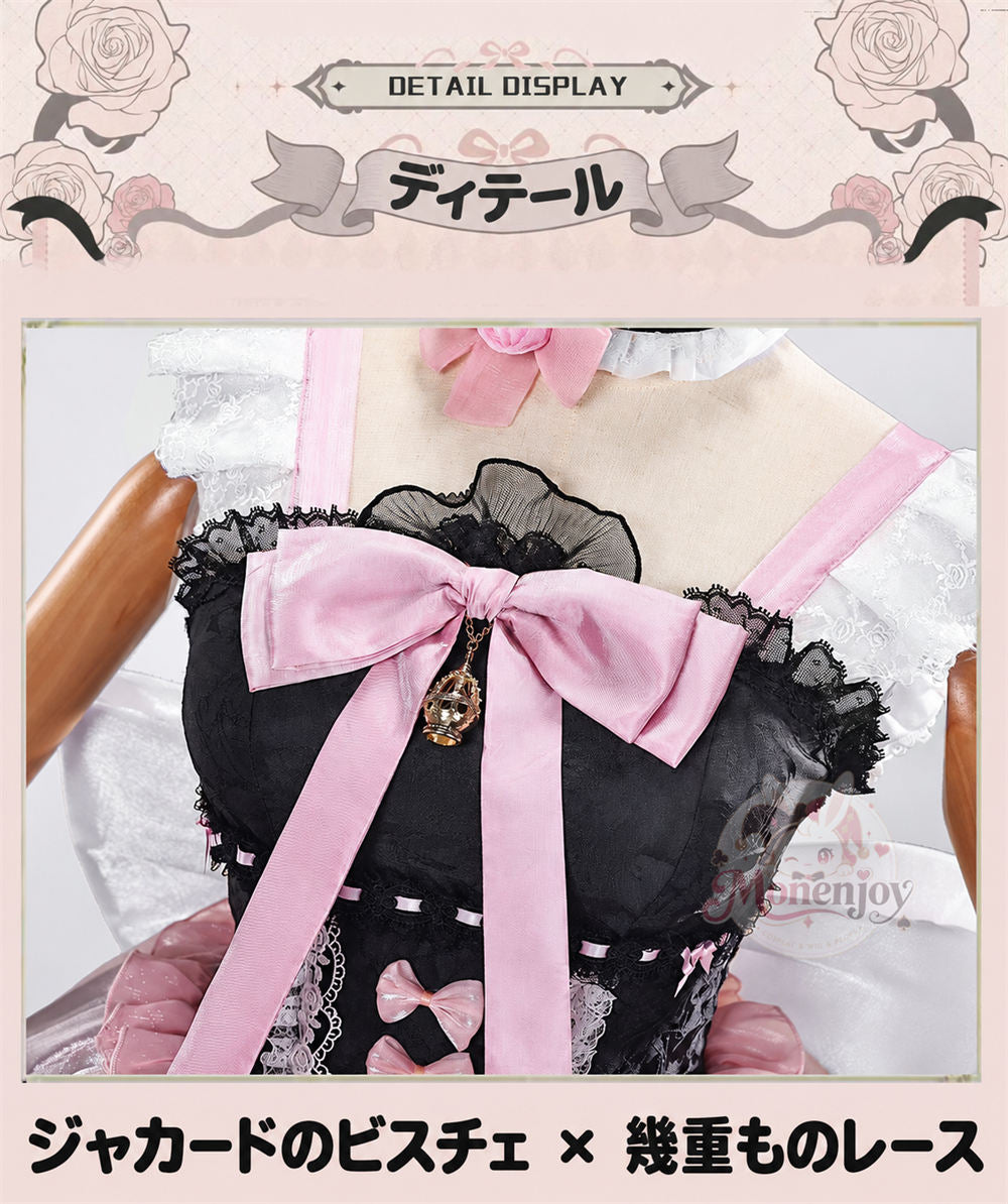 Monenjoy 魔法少女まどか☆マギカ　鹿目まどか コスプレ衣装｜Magia Day 2026 ドレス・サテン・3Dプリント装飾 まどマギ　ドレス