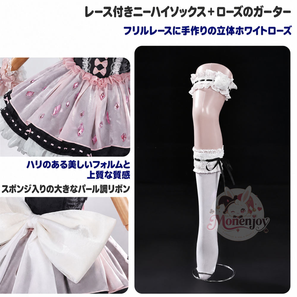Monenjoy 魔法少女まどか☆マギカ　鹿目まどか コスプレ衣装｜Magia Day 2026 ドレス・サテン・3Dプリント装飾 まどマギ　ドレス