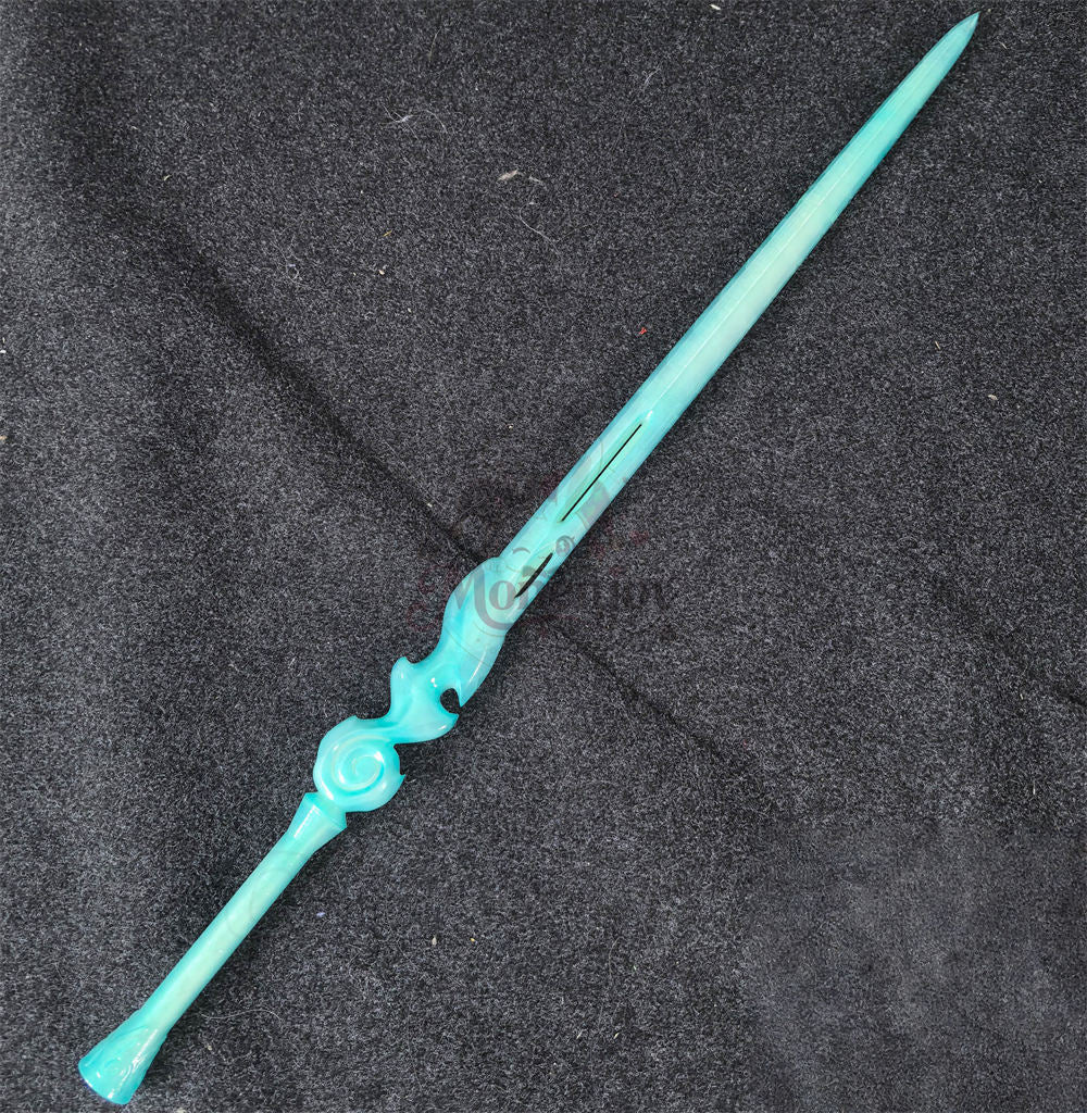 【Monenjoy】鳴潮 清宵（セイショウ）コスプレ道具 剣モデル 100cm レプリカ PLA素材 ヘアアクセサリー対応 舞台撮影用