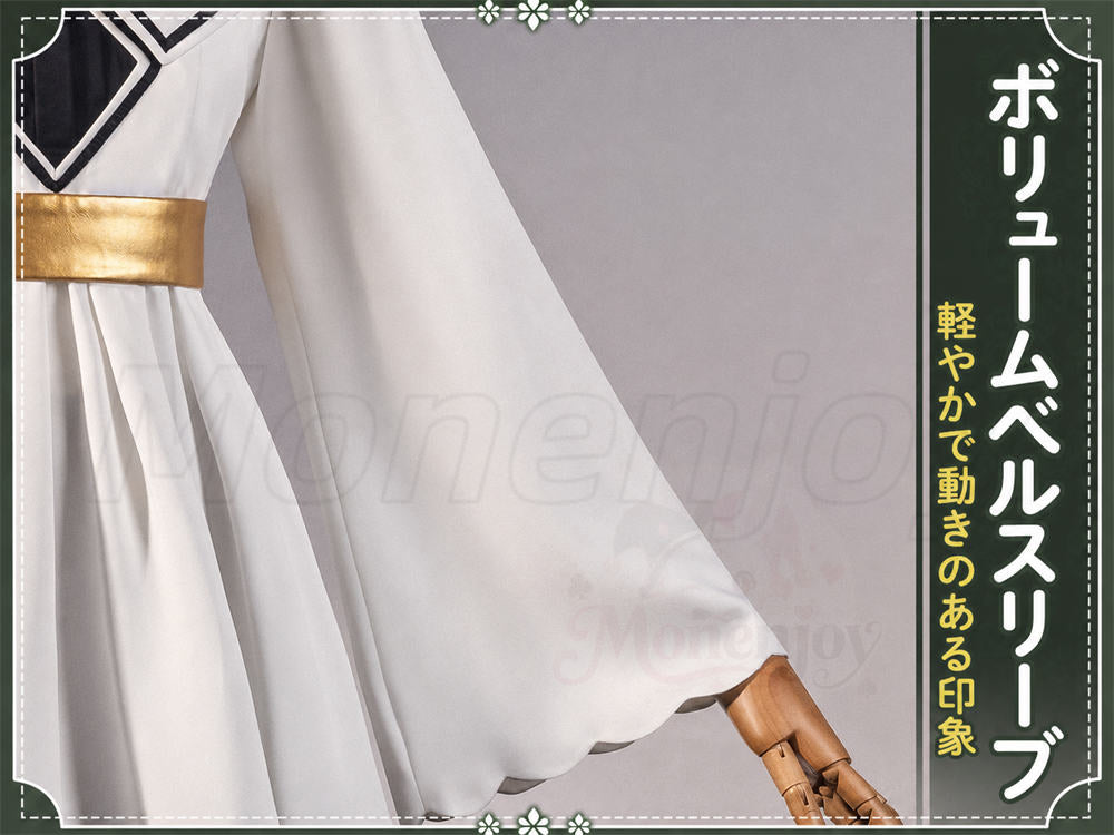 Monenjoy 無職転生 シルフィエット コスプレ衣装 脚カバー付 ニット透かし編みケープ コスチューム 舞台対応 高品質コスプレ衣装 MONENJOY