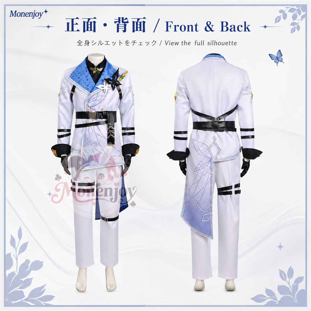 Monenjoy　NTE 白蔵　ばいざん コスプレ衣装　ネバエバ　コスチューム　仮装舞台対応 MONENJOY