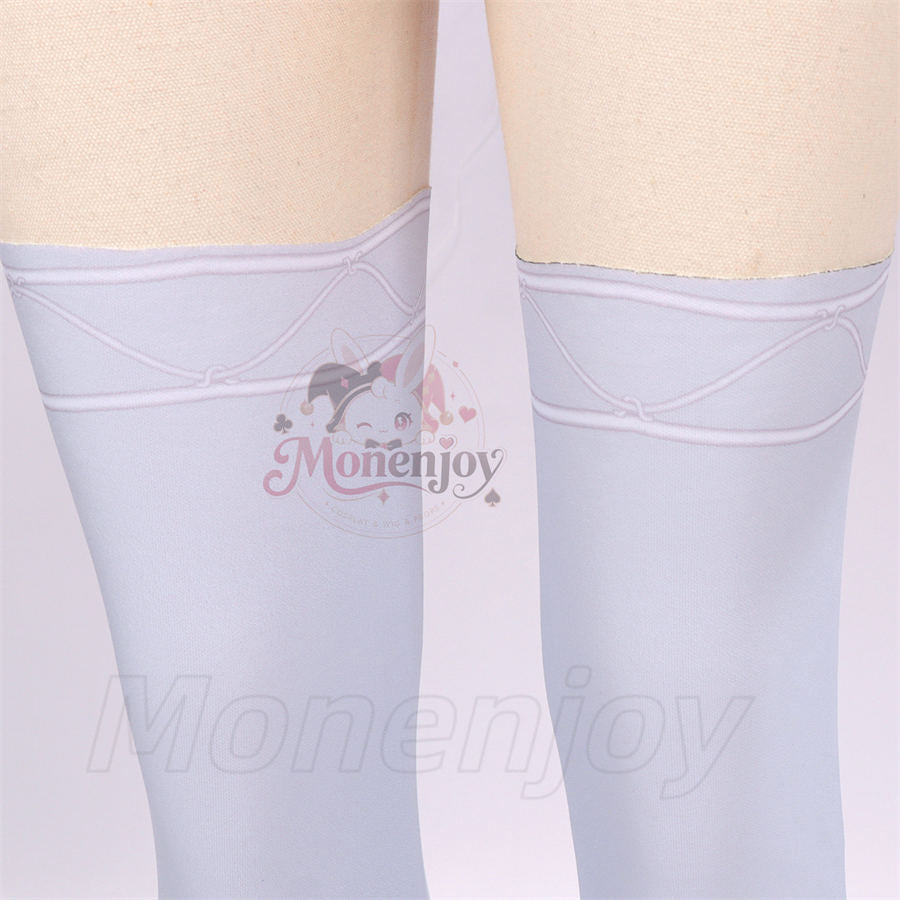 Monenjoy　NTE イロヒ　コスプレ衣装　プリント印刷　ネバエバ　コスチューム　光輪＋角が別途追加 Monenjoy