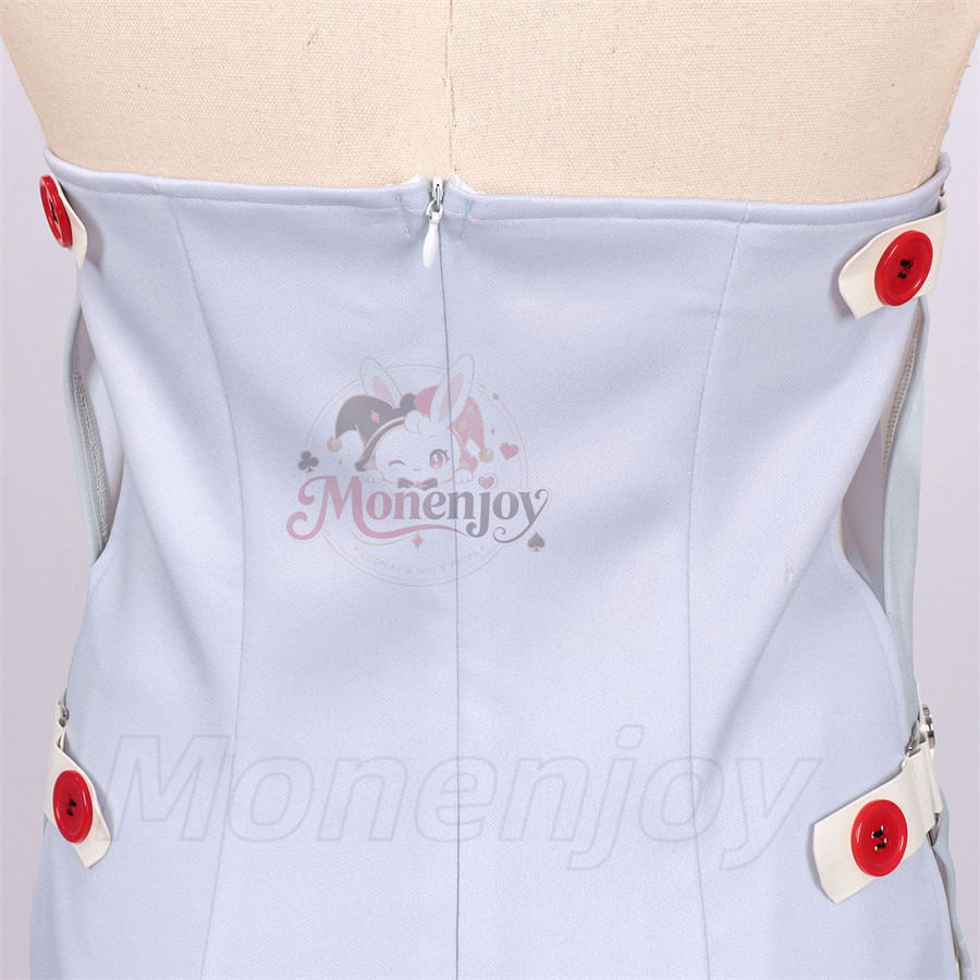 Monenjoy　NTE イロヒ　コスプレ衣装　プリント印刷　ネバエバ　コスチューム　光輪＋角が別途追加 Monenjoy