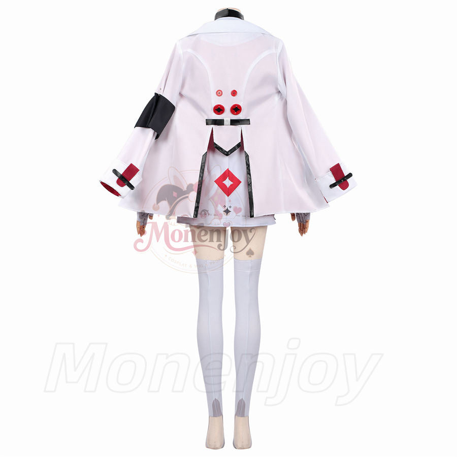 Monenjoy　NTE イロヒ　コスプレ衣装　プリント印刷　ネバエバ　コスチューム　光輪＋角が別途追加 Monenjoy