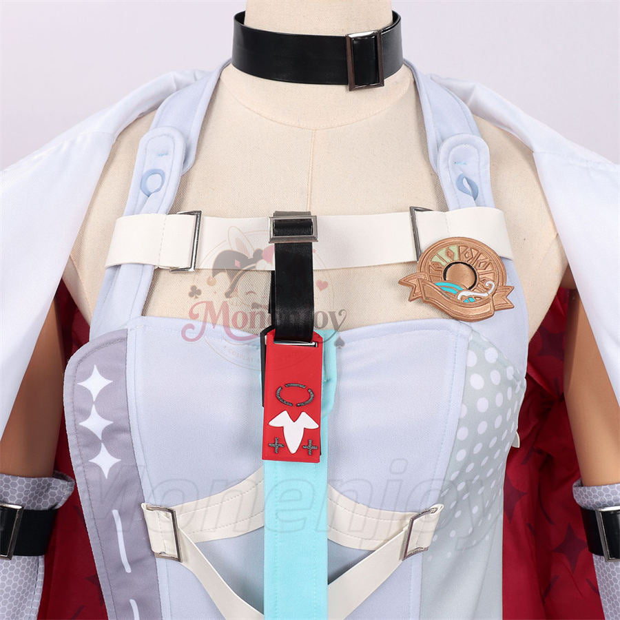 Monenjoy　NTE イロヒ　コスプレ衣装　プリント印刷　ネバエバ　コスチューム　光輪＋角が別途追加 Monenjoy