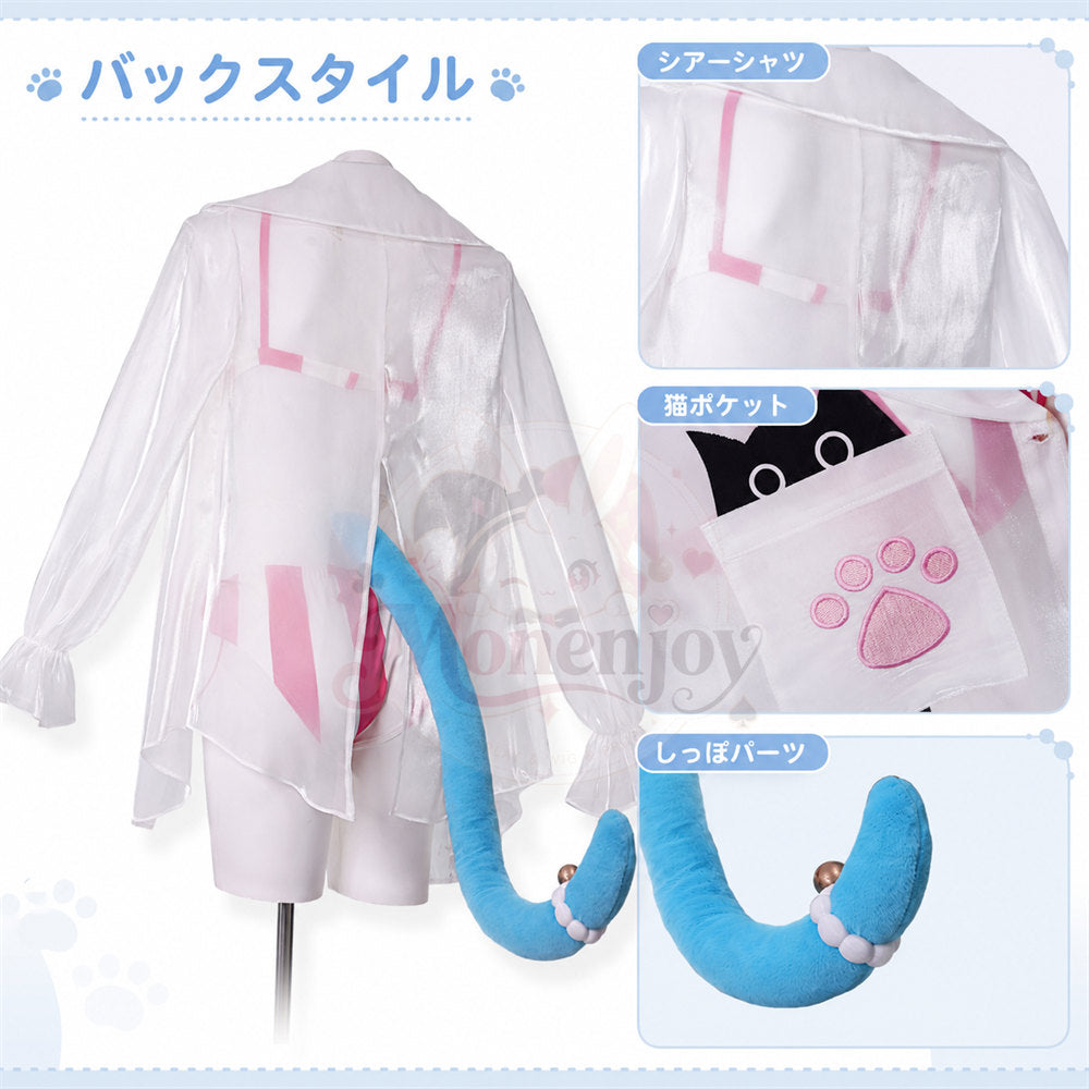 Monenjoy  NTE ミント　コスプレ　セパレート　夏　ネバエバ　水着　ミントの休日　イベントハロウィン MONENJOY