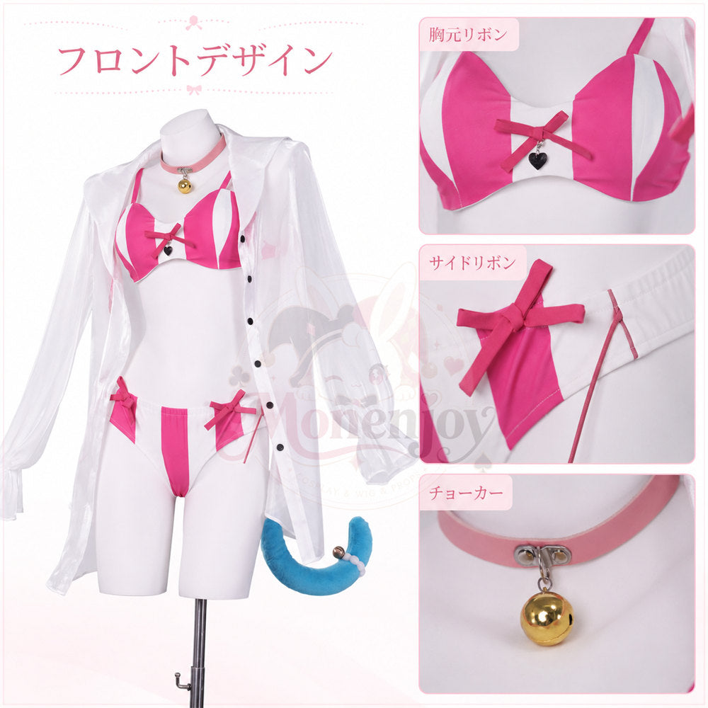 Monenjoy  NTE ミント　コスプレ　セパレート　夏　ネバエバ　水着　ミントの休日　イベントハロウィン MONENJOY
