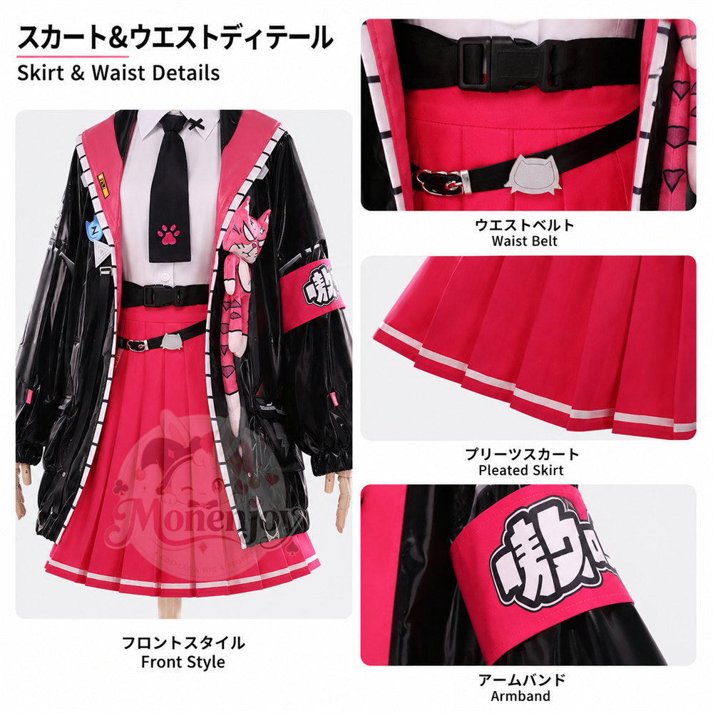 Monenjoy　NTE ナナリ 　コスプレ衣装　眼鏡＋尻尾付　ネバエバ　イベント舞台対応 MONENJOY